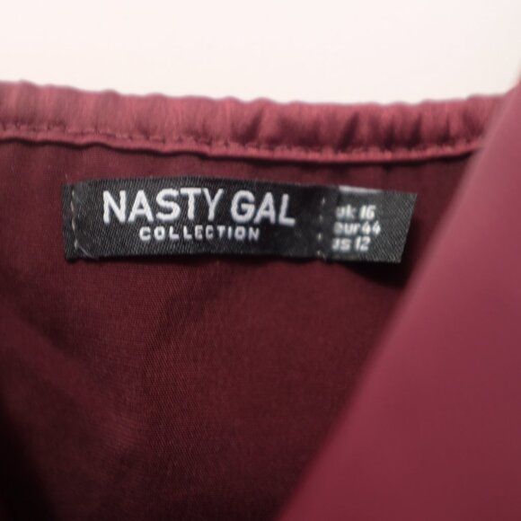 Nasty Gal Sought After Cowl Satin Dress - Picture 7 of 8